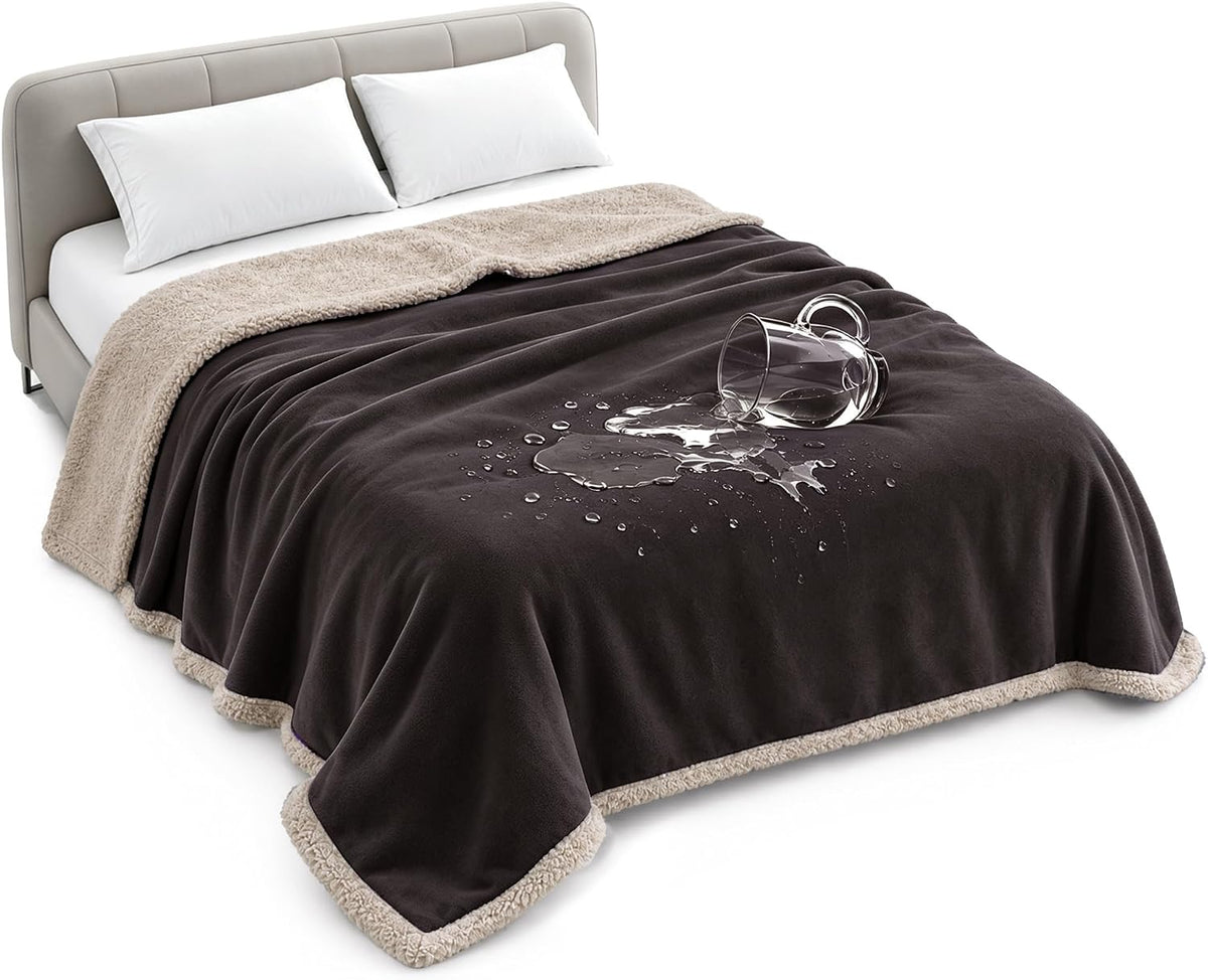 Reversible Waterproof Blanket for Bed – Leakproof Throw for Ultimate Protection