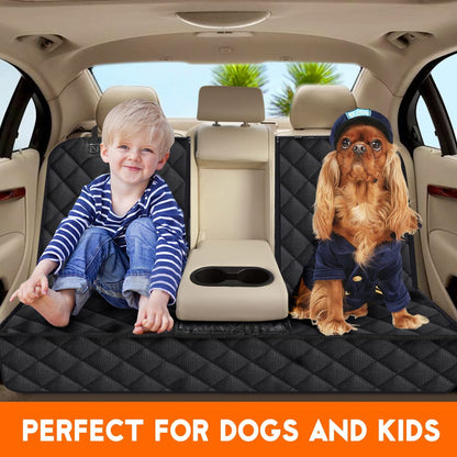 Premium Dog Car Seat Cover - Ultimate Back Seat Protector for Pets